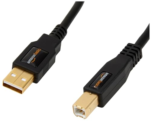 Amazon Basics USB-A to USB-B 2.0 cable, 6 ft (printer)