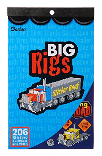 Darice Sticker Book - Big Rigs - 206 stickers