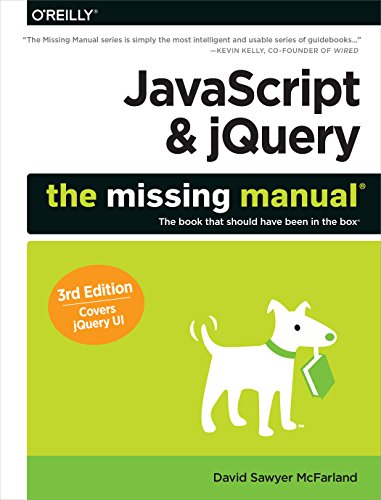 JavaScript & jQuery The Missing Manual book cover
