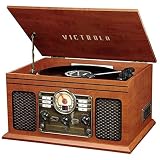 Victrola The Quincy 6 In 1 Bluetooth Record Player Multimedi