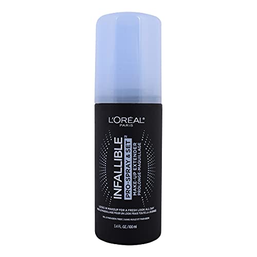 L'Oréal Paris, Fijador de maquillaje 24h con Aloe vera, Infallible Pro-Spray & set, 100ml