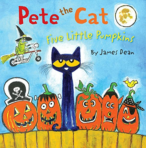 Pete the Cat: Five Little Pumpkins book cover