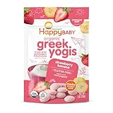Happy Baby Organics Baby Snacks Greek Yogis Freeze Dried Yog