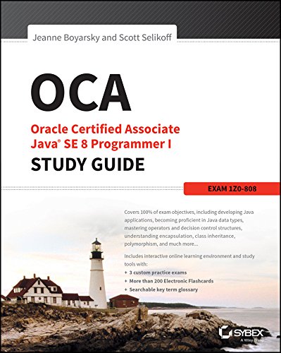 OCA: Oracle Certified Associate Java SE 8 Programmer I Study Guide: Exam 1Z0-808 book cover