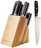 Amazon Basics Premium 18-Piece Knife Block Set