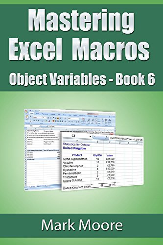 Mastering Excel Macros: Object Variables (Book 6) book cover