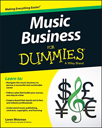 Music Business for Dummies book cover