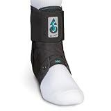 Med Spec Aso Ankle Stabilizer Medium Black Lace Up Ankle Bra