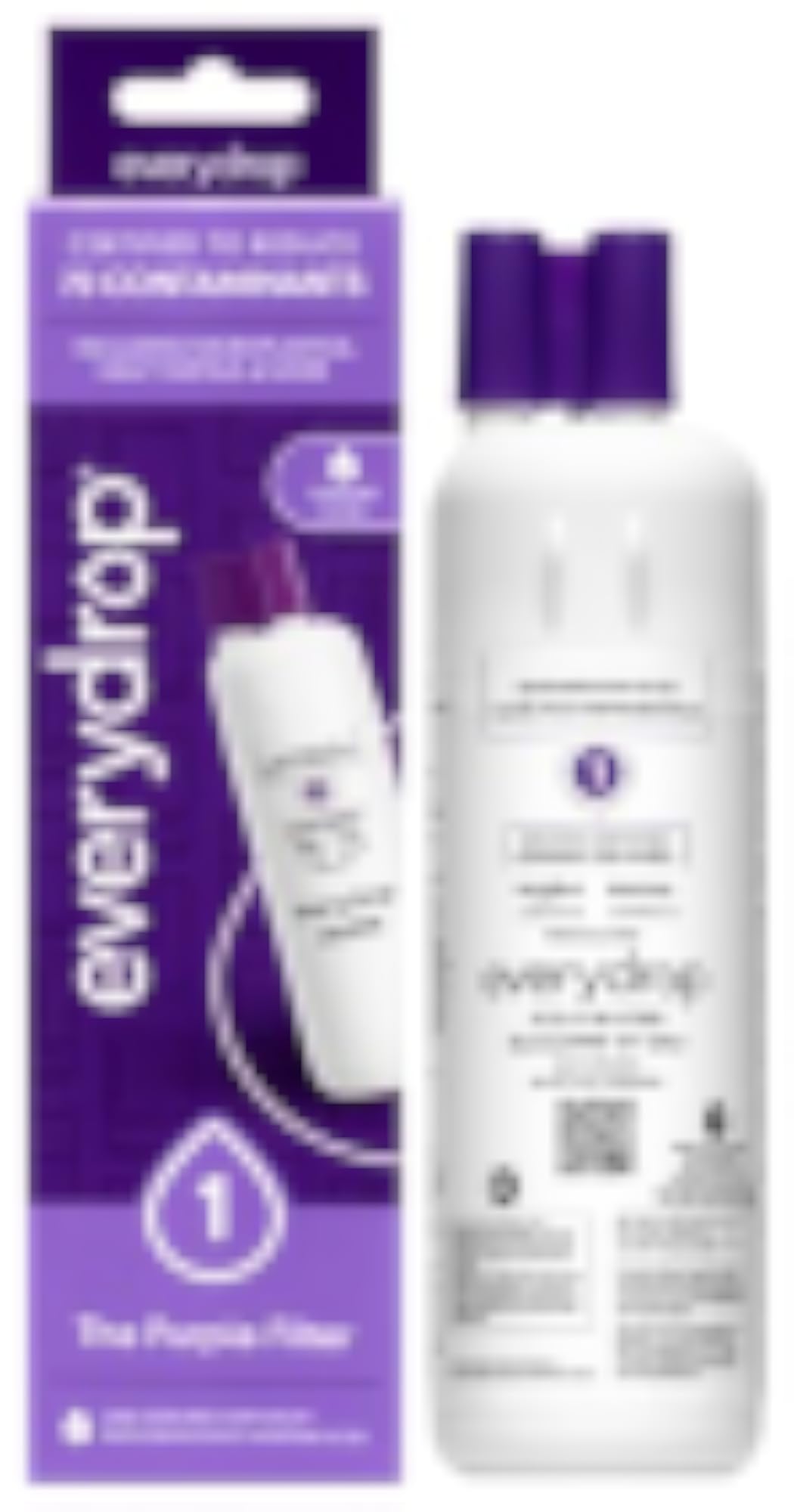 everydrop by Whirlpool Ice Water Refrigerator Filter 1 Purple EDR1RXD1