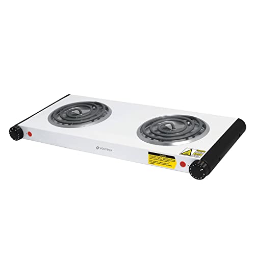 Volteck PAEL-2C, Parrilla eléctrica 2 quemadores, cuadrada