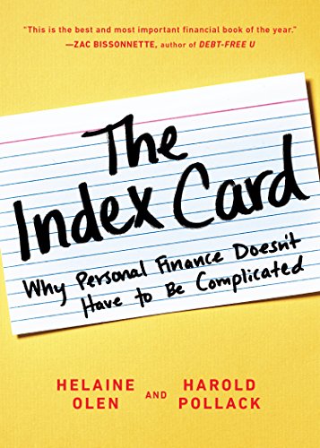 The Index Card: Why Personal Finance Doesn't Have to Be Complicated book cover