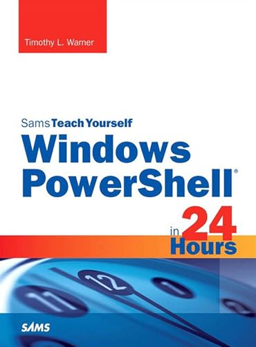 Windows Powershell in 24 Hours, Sams Teach Yourself book cover