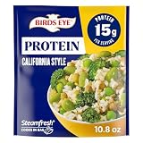 Birds Eye California Style Power Blend, Convenient Frozen Sides with Brown Rice and Frozen Vegetables, 10.8 OZ Bag