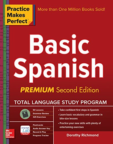 Practice Makes Perfect Basic Spanish book cover