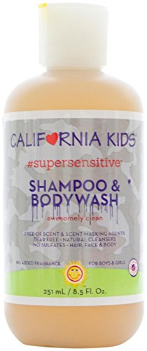 California Kids Super Sensitive Shampoo and Body Wash, 8.5 oz