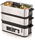 WMF KÜCHENminis Vaporera 2 Niveles Libre de BPA