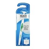 REACH Ultraclean Access Flosser Starter Kit, Unflavored, Plaque Remover for Teeth, for Hard to Reach Areas, Oral Care, PFAS Free, 1 Replaceable Flosser & 8 Refill Heads, 1 Pack