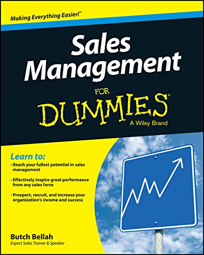 Sales Management for Dummies book cover