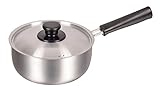 パール金属 メイドインジャパン ステンレス製片手鍋 18cm