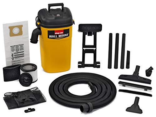 Shop-Vac 3942300 5-Gallon 4.0 Peak HP Wall Mount Wet/Dry Vacuum