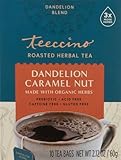 Teeccino Dandelion Caramel Nut Tea Caffeine Free Roasted Her
