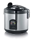 SEVERIN RK 2425 Reiskocher mit Koch- und Warmhaltefunktion (650 W, inkl. Messbecher und Reislöffel)