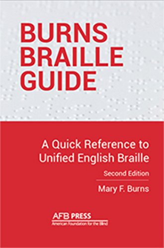 Burns Braille Guide: A Quick Reference to Unified English Braille book cover