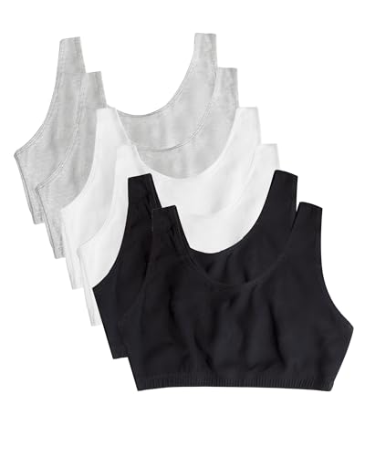 Fruit of The Loom - Sujetador Deportivo para Mujer (6 Unidades) - Multi -