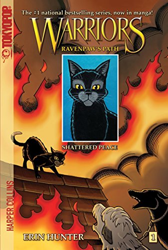 Shattered Peace (Warriors Manga: Ravenpaw's Path, #1) book cover