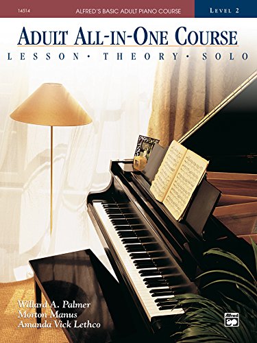 Adult All-in-one Course: Alfred's Basic Adult Piano Course, Level 2 book cover