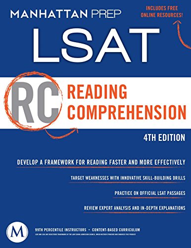 LSAT Reading Comprehension book cover