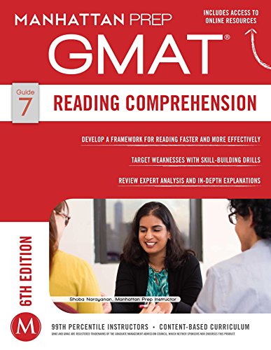 Reading Comprehension GMAT Strategy Guide, Sixth Edition (Manhattan GMAT Strategy Guide Series, #7) book cover