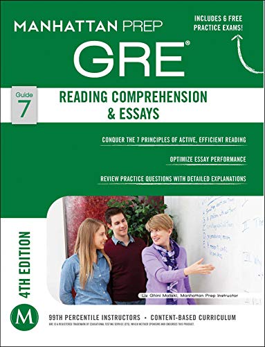 GRE Reading Comprehension & Essays (Manhattan Prep GRE Strategy Guides) book cover