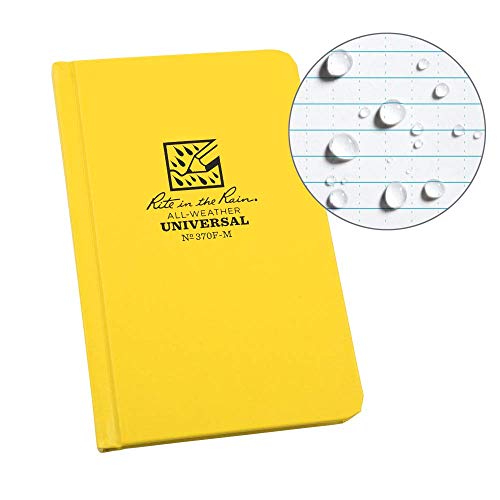 Rite in the Rain 370F-M 4.25x6.75 Hard Cover All-Weather Notebook