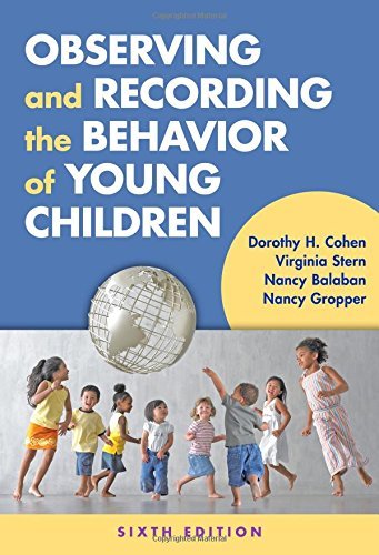 Observing and Recording the Behavior of Young Children book cover