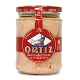 Ortiz Bonito del Norte en Aceite de Oliva 400 g para preparar mejores ensaladas para cenar