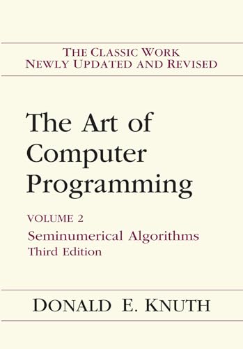 The Art of Computer Programming, Volume 2: Seminumerical Algorithms book cover
