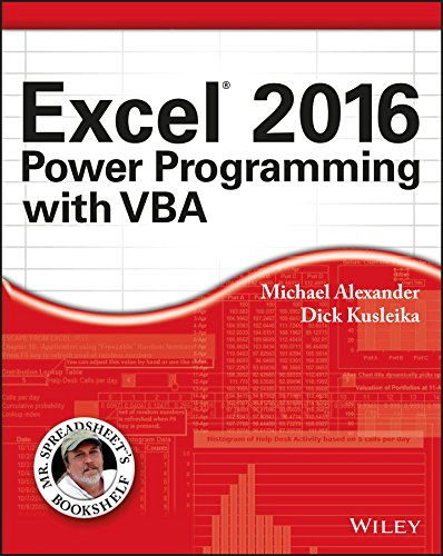 Excel 2016 Power Programming with VBA book cover