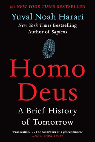 Homo Deus: A Brief History of Tomorrow book cover