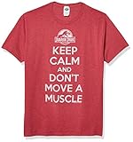 Jurassic Park Men S Stay Still T Shirt Red Heather Small