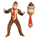 Disguise Child Deluxe Donkey Kong Costume - L, Brown