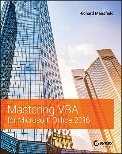 Mastering VBA for Microsoft Office 2016 book cover