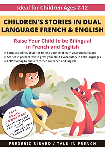 10 Bed-Time Stories in French and English with audio download: French for Kids: Learn French with Parallel -French English Text book cover