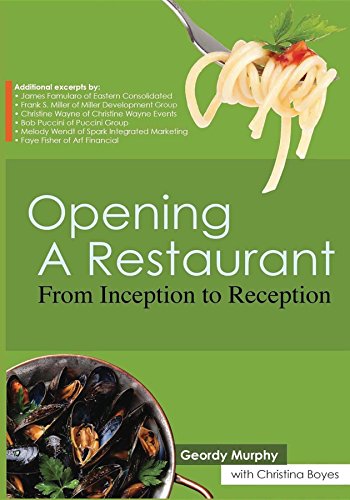 Opening a Restaurant: From Inception to Reception book cover