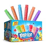 Pop Ice Popsicle Variety Pack Of 1 Oz Freezer Bars Assorted