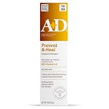 A+D Original Diaper Rash Ointment Prevents & Treats Diaper Rash, Moisturizing Skin Protectant with Vitamins A & D, Healing Skin Ointment for Dry and Cracked Skin 4oz