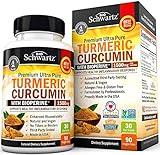 Turmeric Curcumin with Black Pepper Extract 1500mg - High Absorption Ultra Potent Turmeric Supplement with 95% Curcuminoids and BioPerine - Non GMO Tumeric Capsules for Joint Support - 90 Capsules