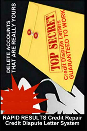 RAPID RESULTS Credit Repair Credit Dispute Letter System: Credit Rating and Repair Book book cover