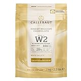 Callebaut W2 28% Chocolate Blanco Callets Ingredientes de la Tarta de Queso