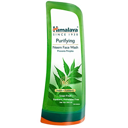 Himalaya Purifying Neem Face Wash|Clinically proven to fight against acne and pimples|Gently cleanses|100% naturally der...